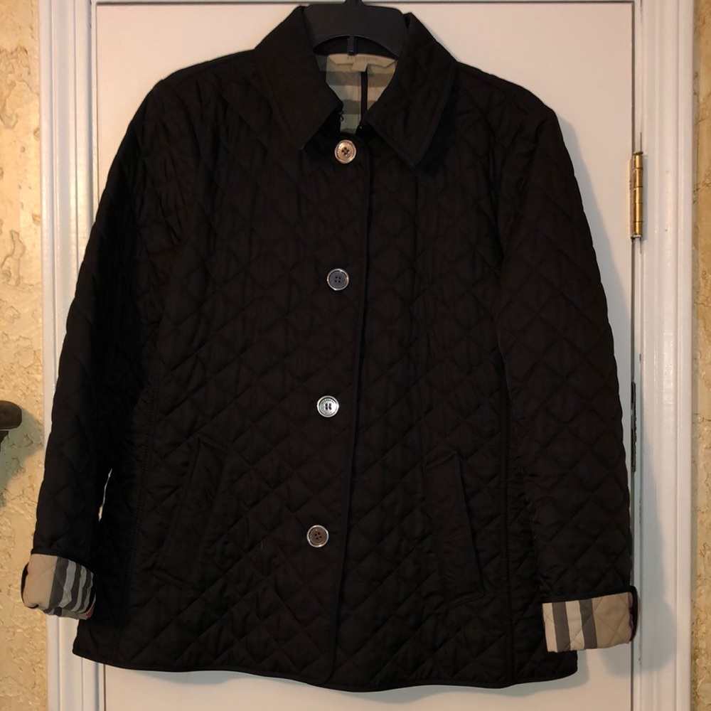 Burberry Brit Quilted Black Jacket XL